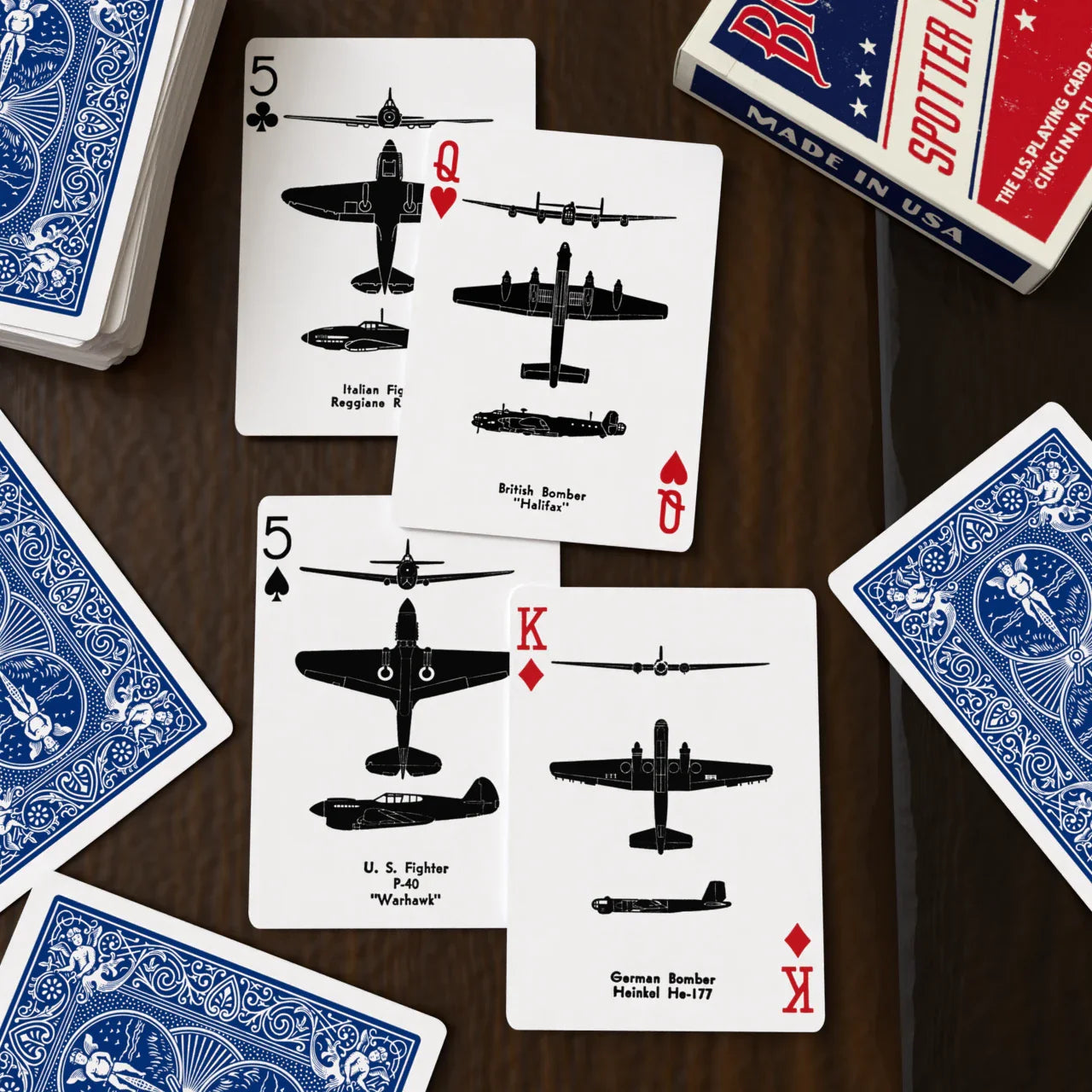 Bicycle Spotter Playing Cards – Blue