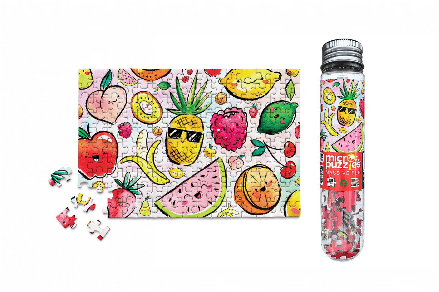 Funny Fruit Mini Jigsaw Puzzle