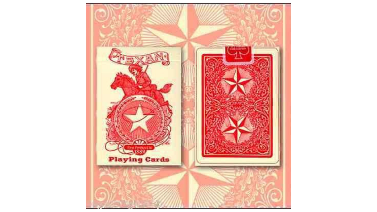 Texan Deck Of Poker Playing Cards 45-R by USPCC