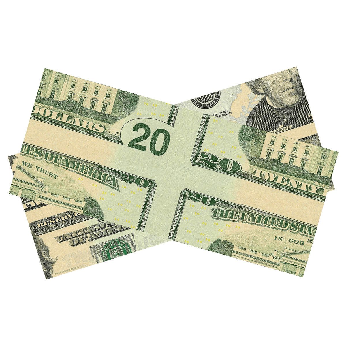 $20 Mis-Made Bill for Magicians