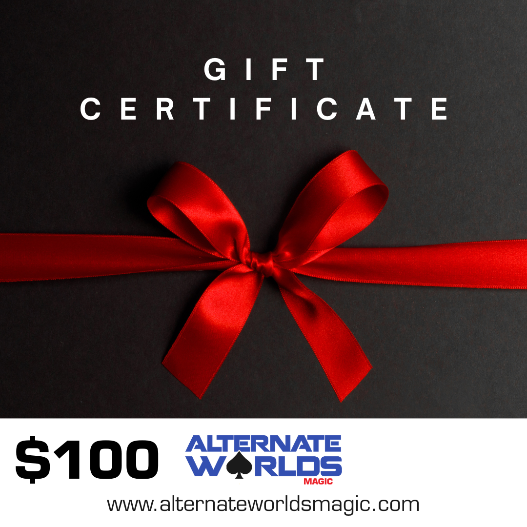 The Alternate Worlds Magic Gift Card: The Perfect Gift for Magicians