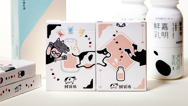 Pure Milk Playing Cards by Hanson Chien-Alternate Worlds Magic