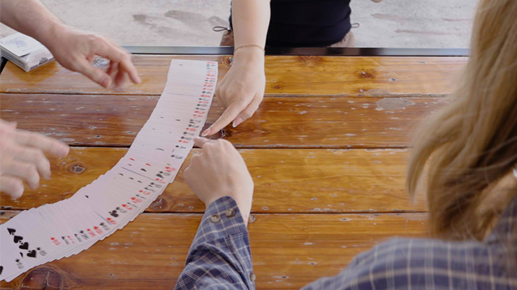 Bicycle Blur Blue (Mandolin Back) by Mathieu Bich and Garrett Thomas-Alternate Worlds Magic