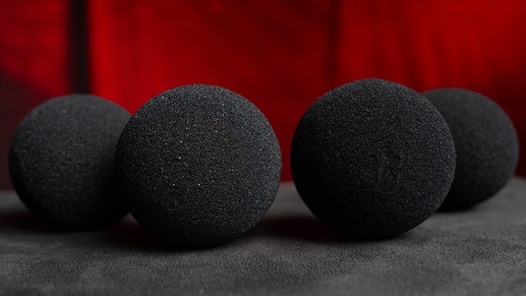 Magic Sponge Balls 50PK BLACK 3" by Murphy's Magic