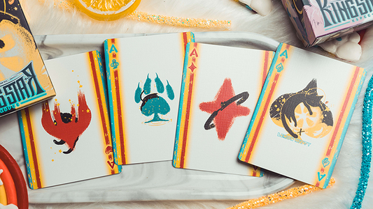 Space Cat V2 Playing Cards by King Star-Alternate Worlds Magic