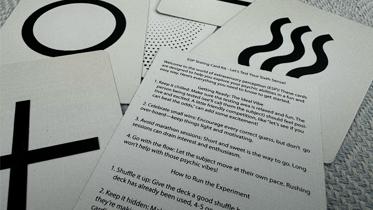 ESP Testing Cards by Dead Rebel Magic-Alternate Worlds Magic