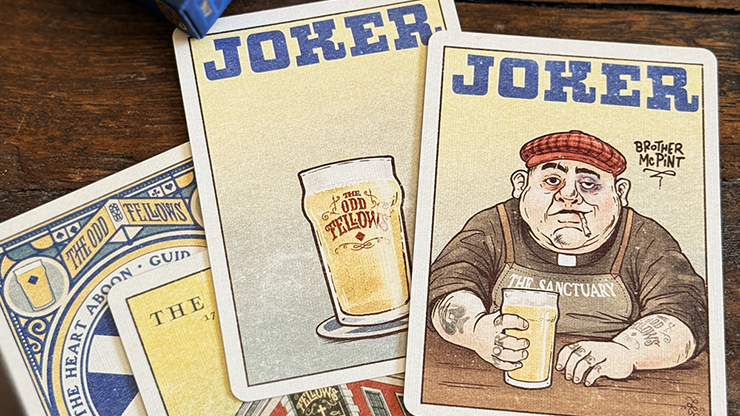 Odd Fellow Brother McPint Mini Playing Cards by Stockholm17
