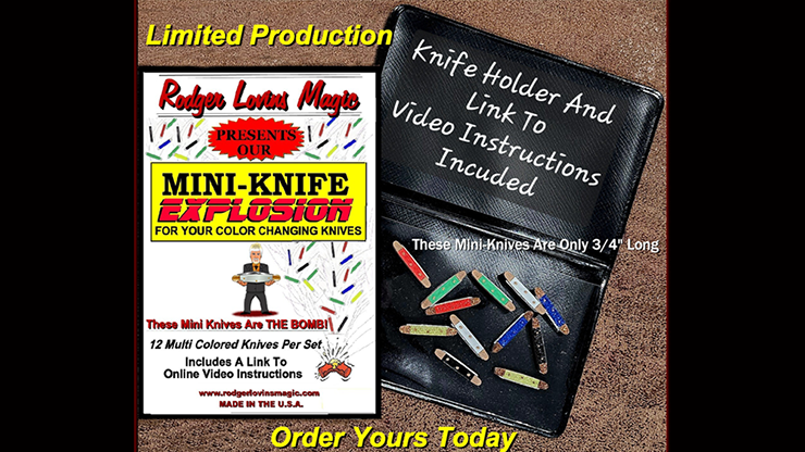 Mini- Knife Explosion by Rodger Lovins-Alternate Worlds Magic