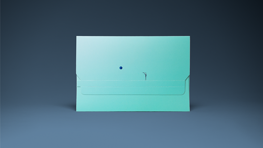 Outside the Box (Blue) by Thomas Badar