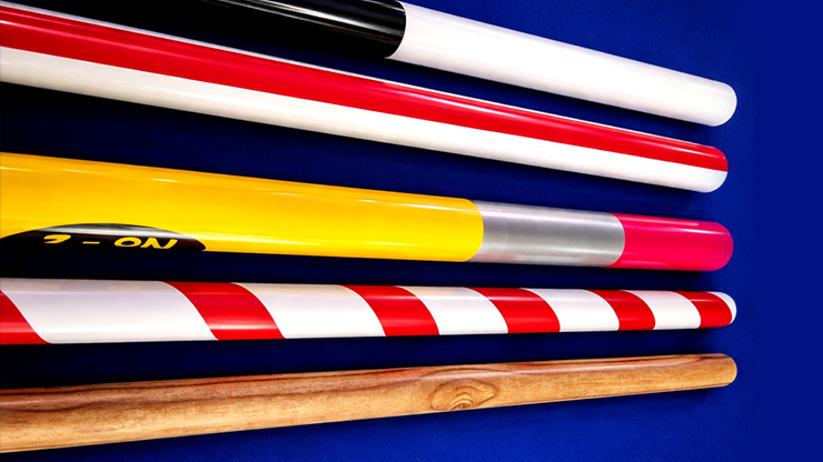 8 Foot Appearing Multi-Color Pole by Big Guy's Magic - Coloring Book Kicker Finale