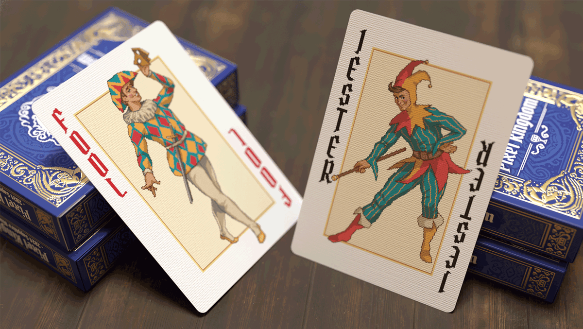 Pixel Kingdom (Sapphire Blue Edition) Playing Cards