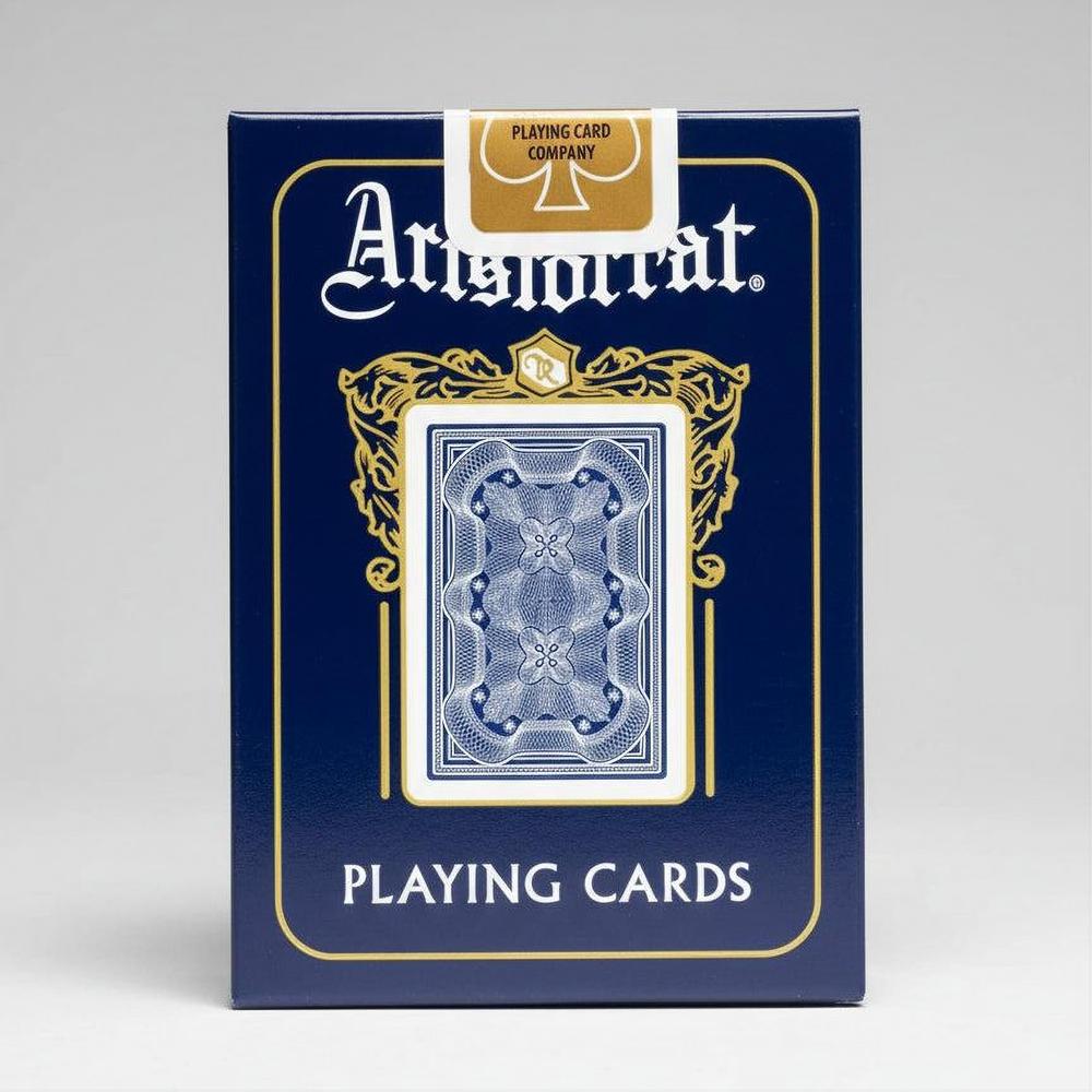 Aristocrat Poker Playing Cards – Standard Index (Red & Blue)