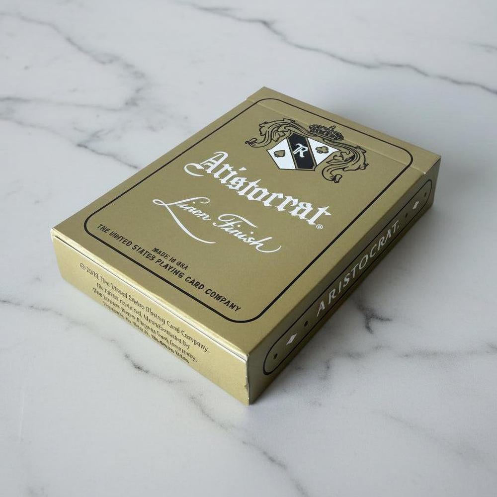 Aristocrat 727 Gold 110th Anniversary – Half Brick (6 Decks)