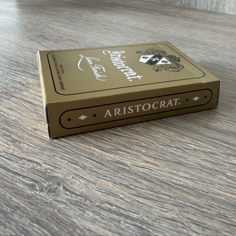 Aristocrat 727 Gold 110th Anniversary – Half Brick (6 Decks)