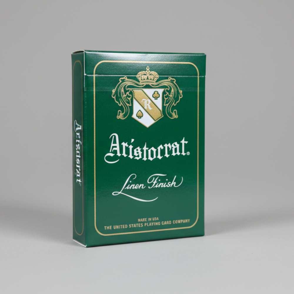 Aristocrat 727 Currency Green 110th Anniversary Playing Cards