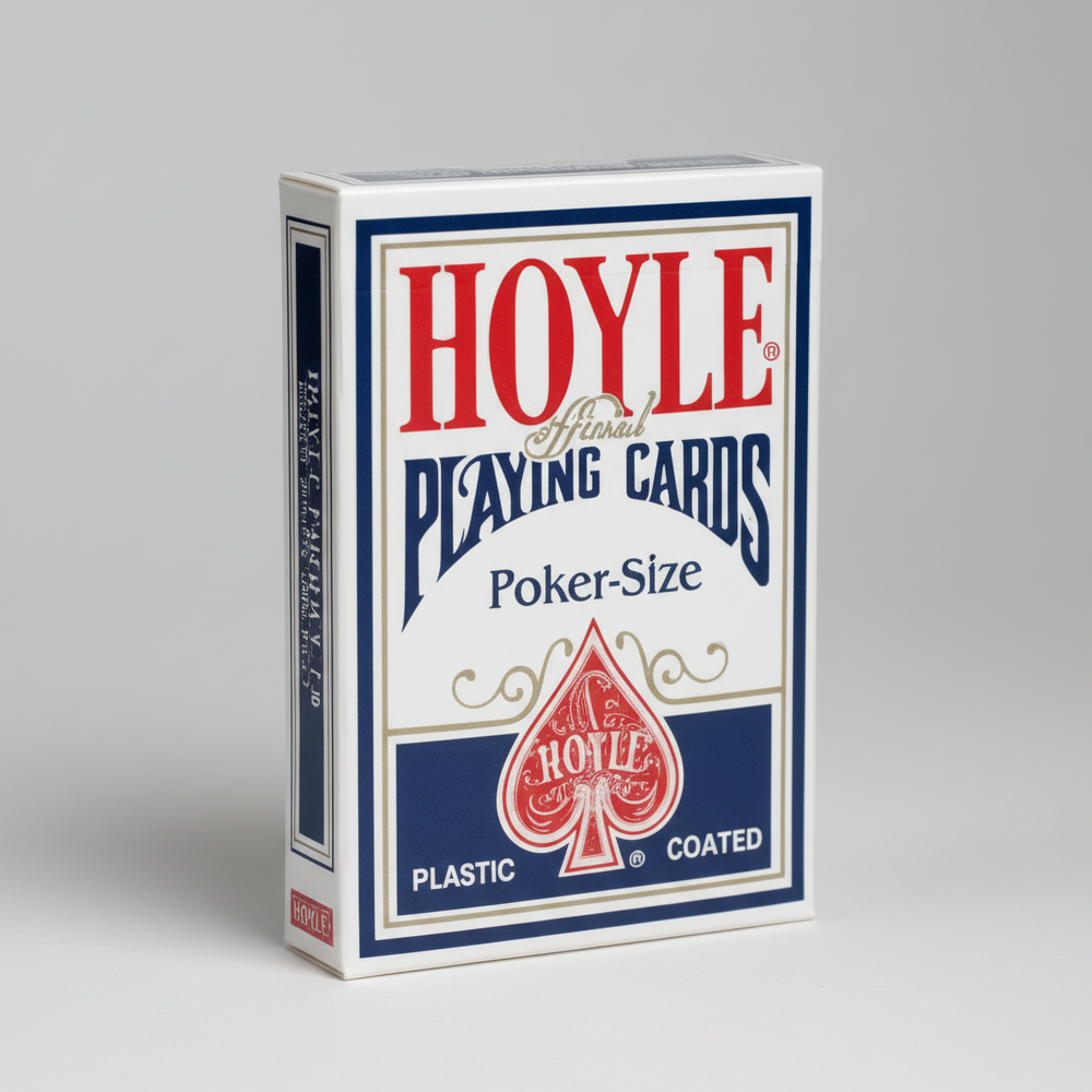 Hoyle® Playing Cards – Shell Back Design - Red & Blue Poker Cards