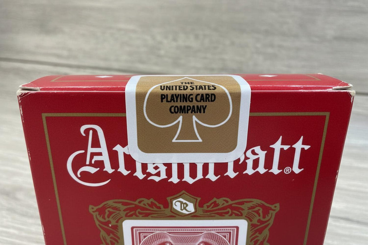 Aristocrat 727 Crimson 110th Anniversary Playing Cards