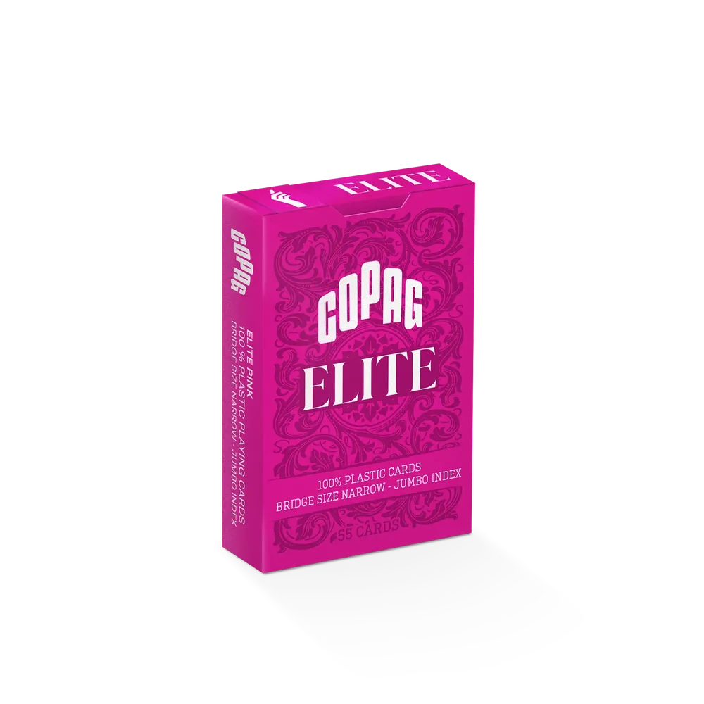 Copag Elite 100% Plastic Playing Cards – Bridge Size Jumbo Index (Mixed Colors)
