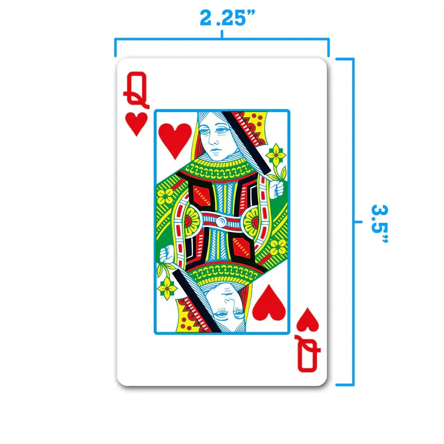 Copag 1546 100% Plastic Playing Cards – Bridge Size Regular Index (Black & Red Double Deck)
