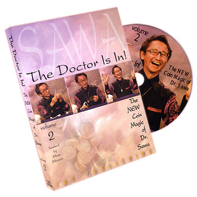 The Doctor Is In - The New Coin Magic of Dr. Sawa Vol 2 - DVD-Alternate Worlds Magic
