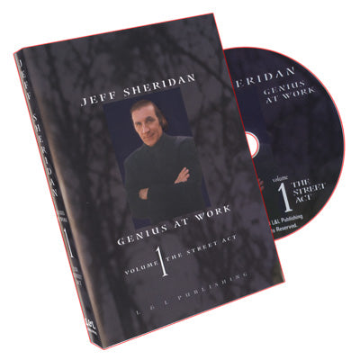 Jeff Sheridan Genius at Work Vol 1 Street Act - DVD-Alternate Worlds Magic
