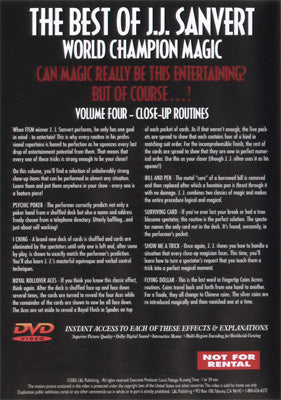 Best of JJ Sanvert - World Champion Magic - Volume 4 - DVD-Alternate Worlds Magic