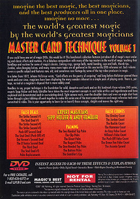 World's Greatest Magic: Master Card Technique Volume 1 - DVD-Alternate Worlds Magic