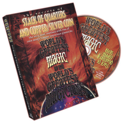 World's Greatest Magic: Stack Of Quarters and Copper/Silver Coin - DVD-Alternate Worlds Magic