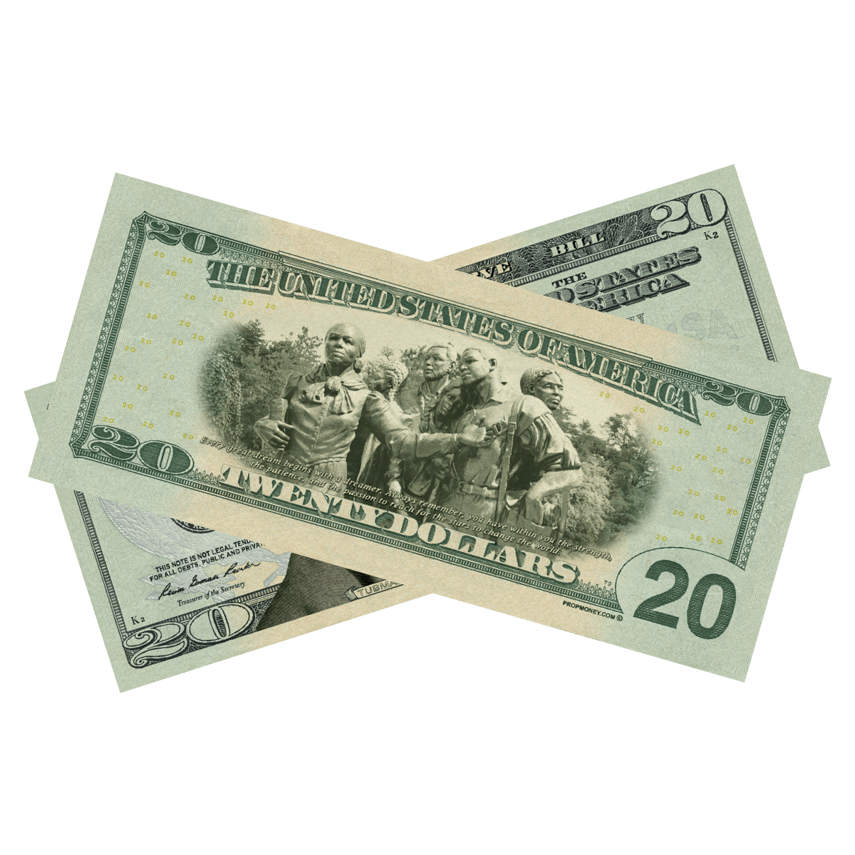 Harriet Tubman Commemorative Bills