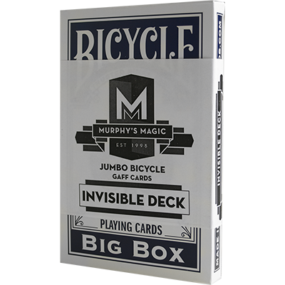Jumbo Invisible Deck Bicycle (Blue) - Trick-Alternate Worlds Magic