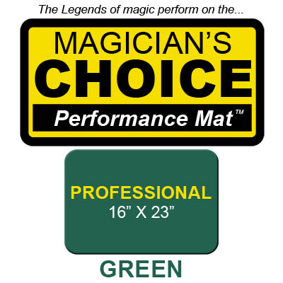 Professional Close-Up Mat (GREEN - 16x23) by Ronjo - Trick-Alternate Worlds Magic