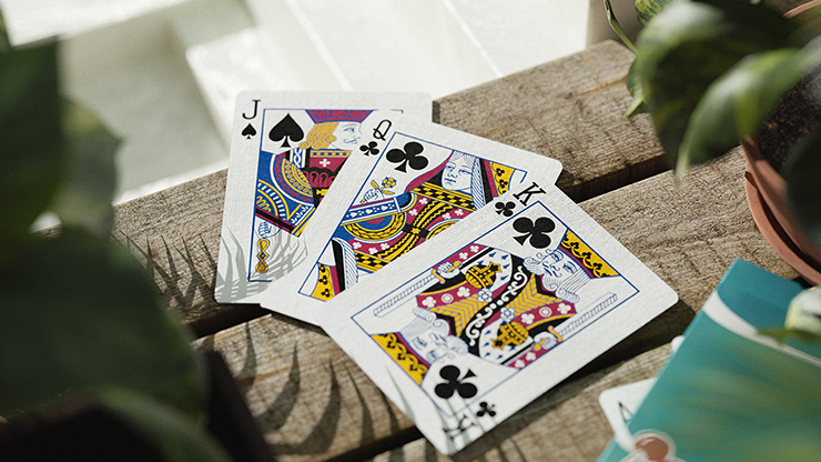 Cherry Casino (Tropicana Teal) Playing Cards by Pure Imagination Projects-Alternate Worlds Magic
