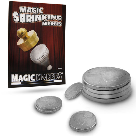 Shrinking Nickels Magic Trick