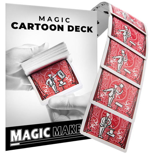 Magic Trick Cartoon Deck - Bicycle Back - Limited Edition