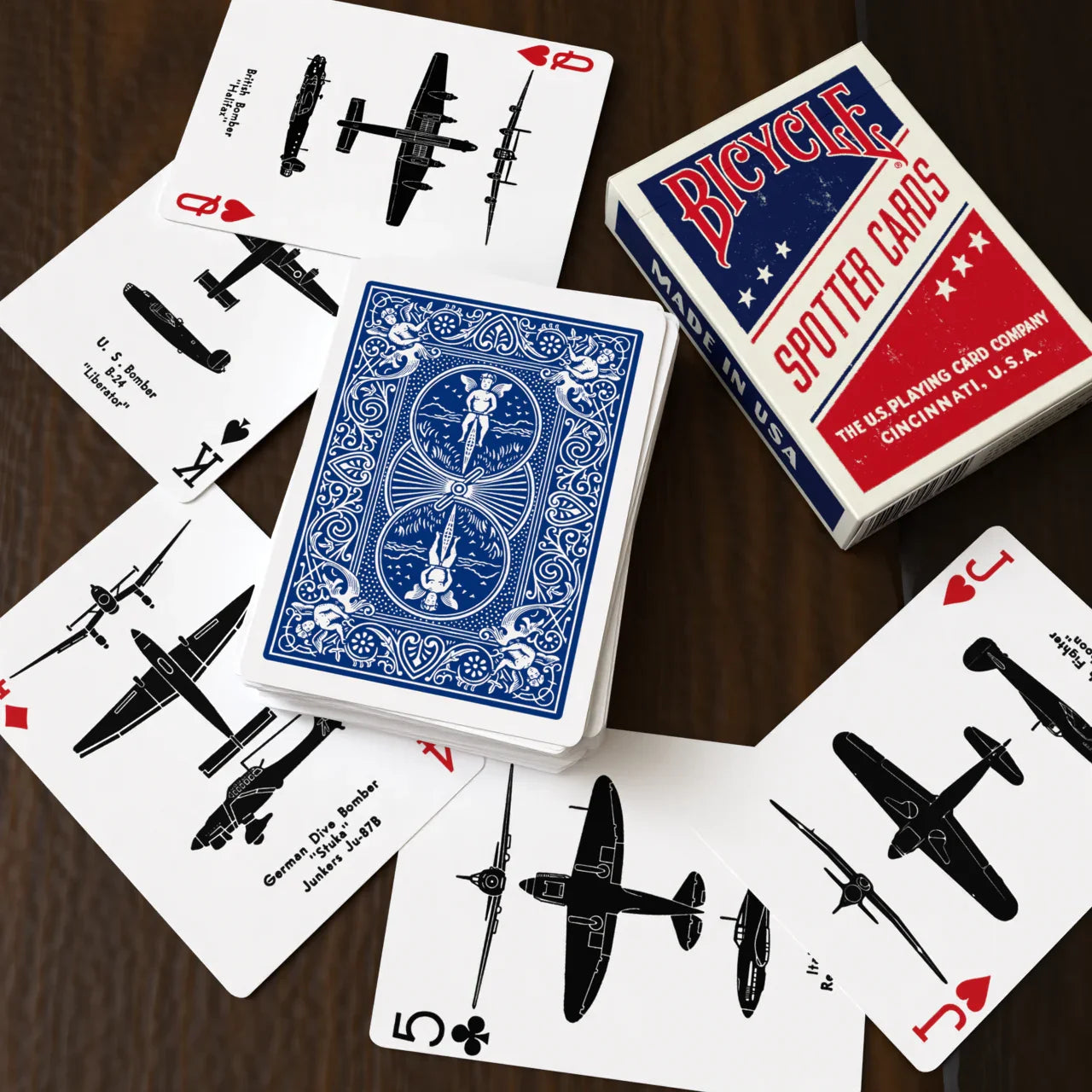 Bicycle Spotter Playing Cards – Blue