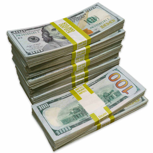 $100,000 RealAged® Full Print New Series Stacks