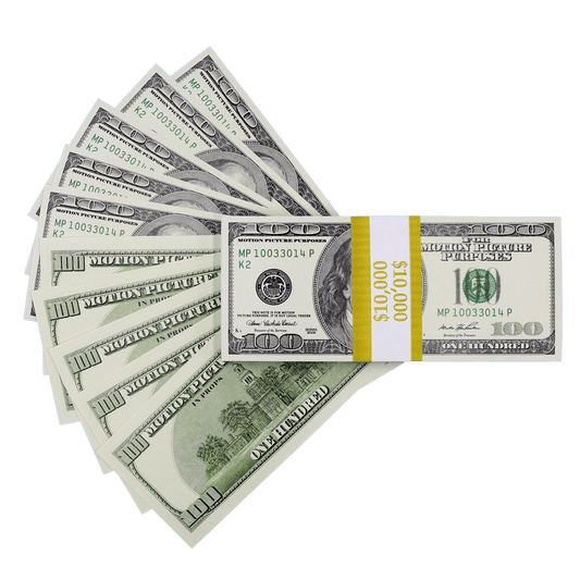 $10,000 Full Print 2000 Series Stack