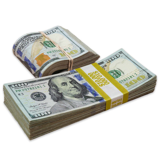 $20,000 RealAged® Full Print New Series Stack & Band Pack