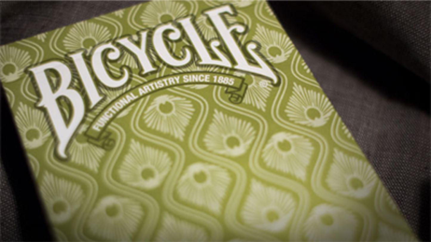 Bicycle Peacock Deck (Green) by USPCC