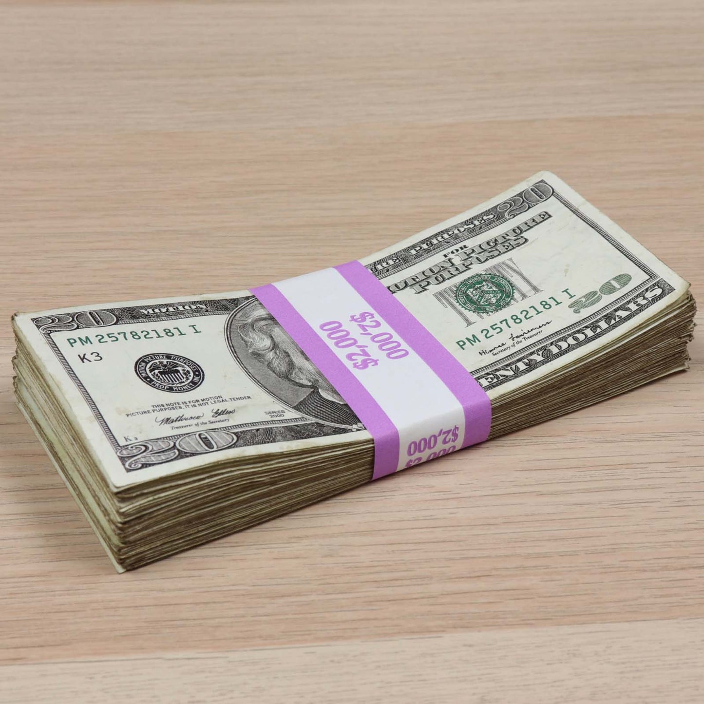$2,000 RealAged® Full Print 2000 Series Stack