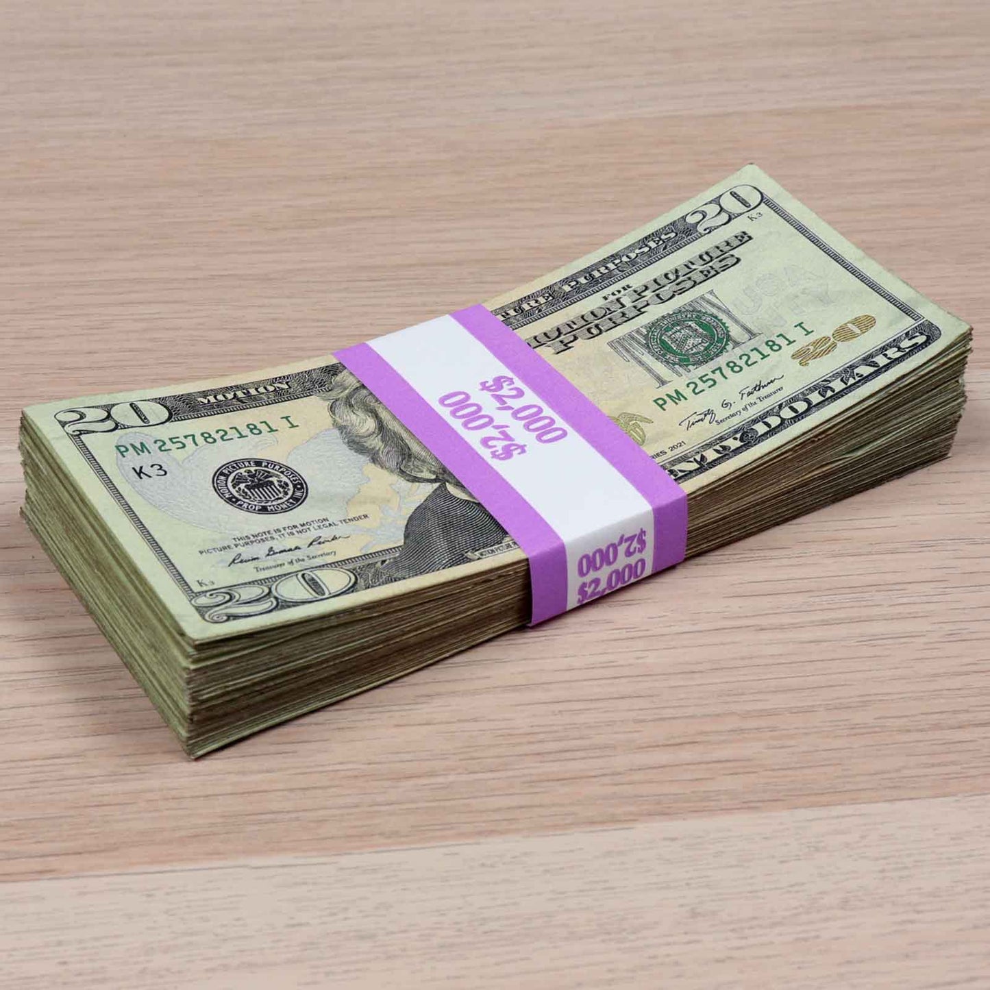 $34,000 RealAged® Full Print New Series Stacks & Bands Pack