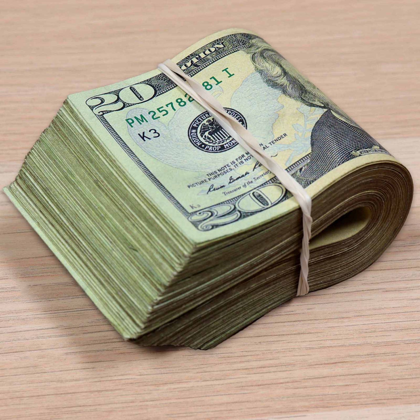 $12,000 RealAged® New Series Full Print Stack & Band Pack