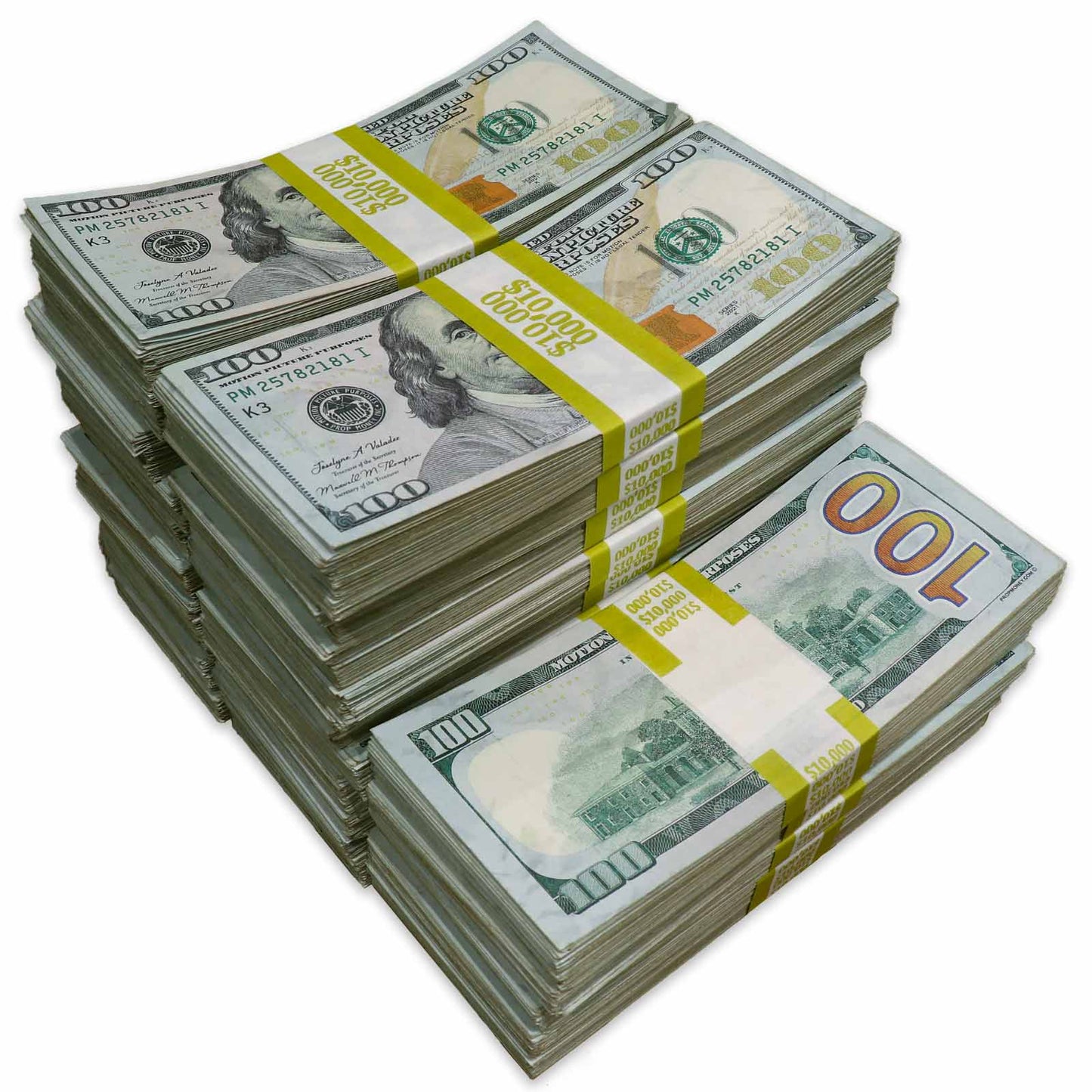 $250,000 RealAged® Full Print New Series Stacks