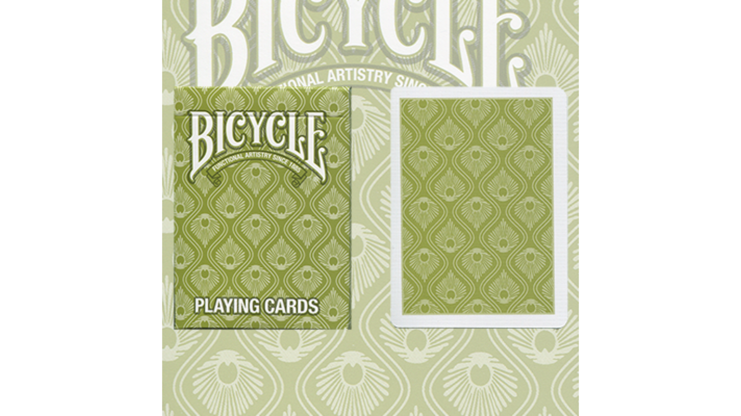 Bicycle Peacock Deck (Green) by USPCC