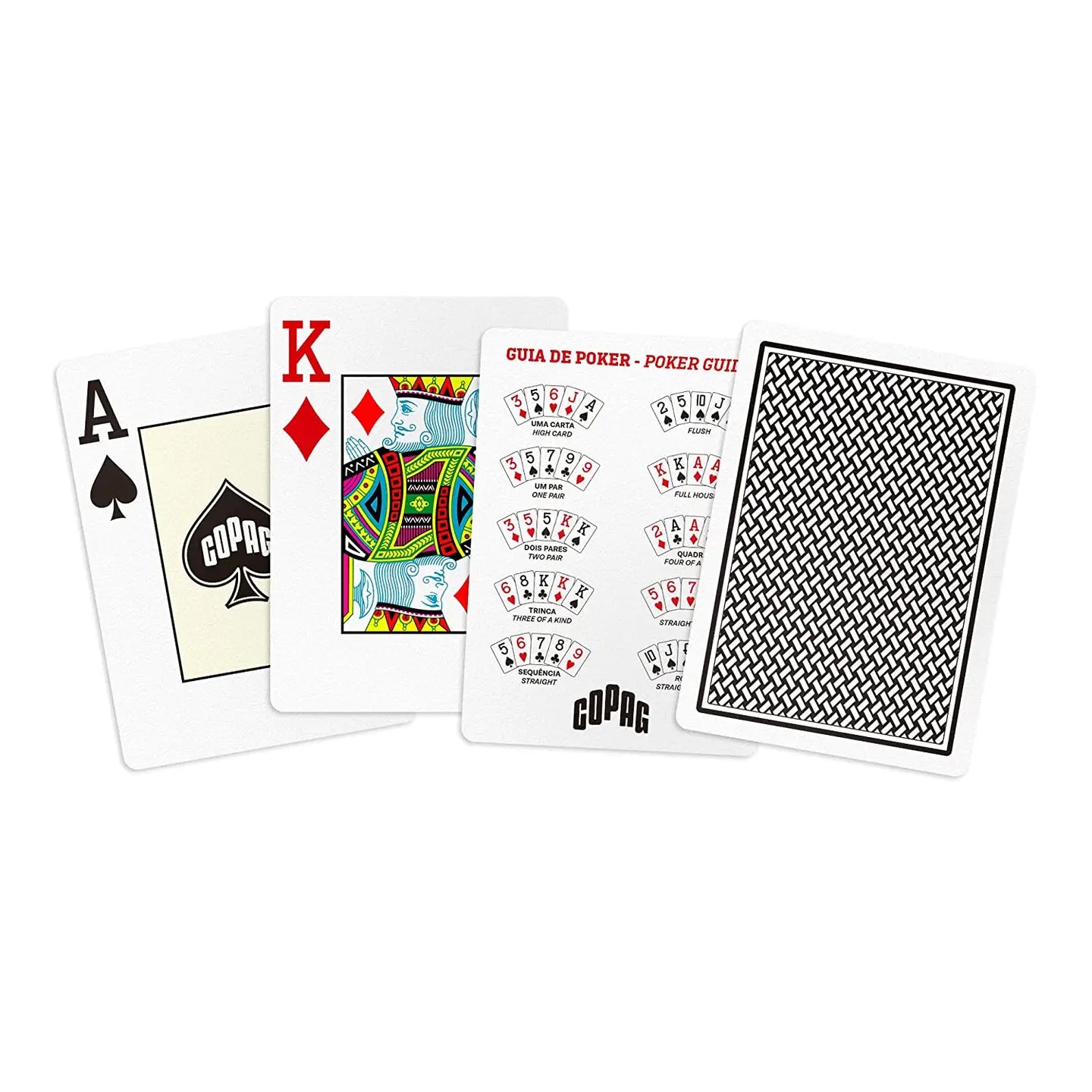 Copag Texas Hold’em Plastic Single Decks - Jumbo Index
