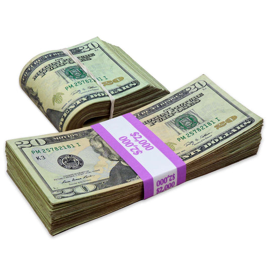 $4,000 RealAged® Full Print New Series Stack & Band Pack