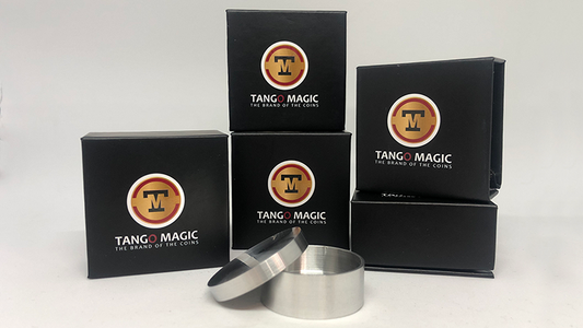 Okito Coin Box Aluminum Half Dollar (A0004)by Tango - Trick