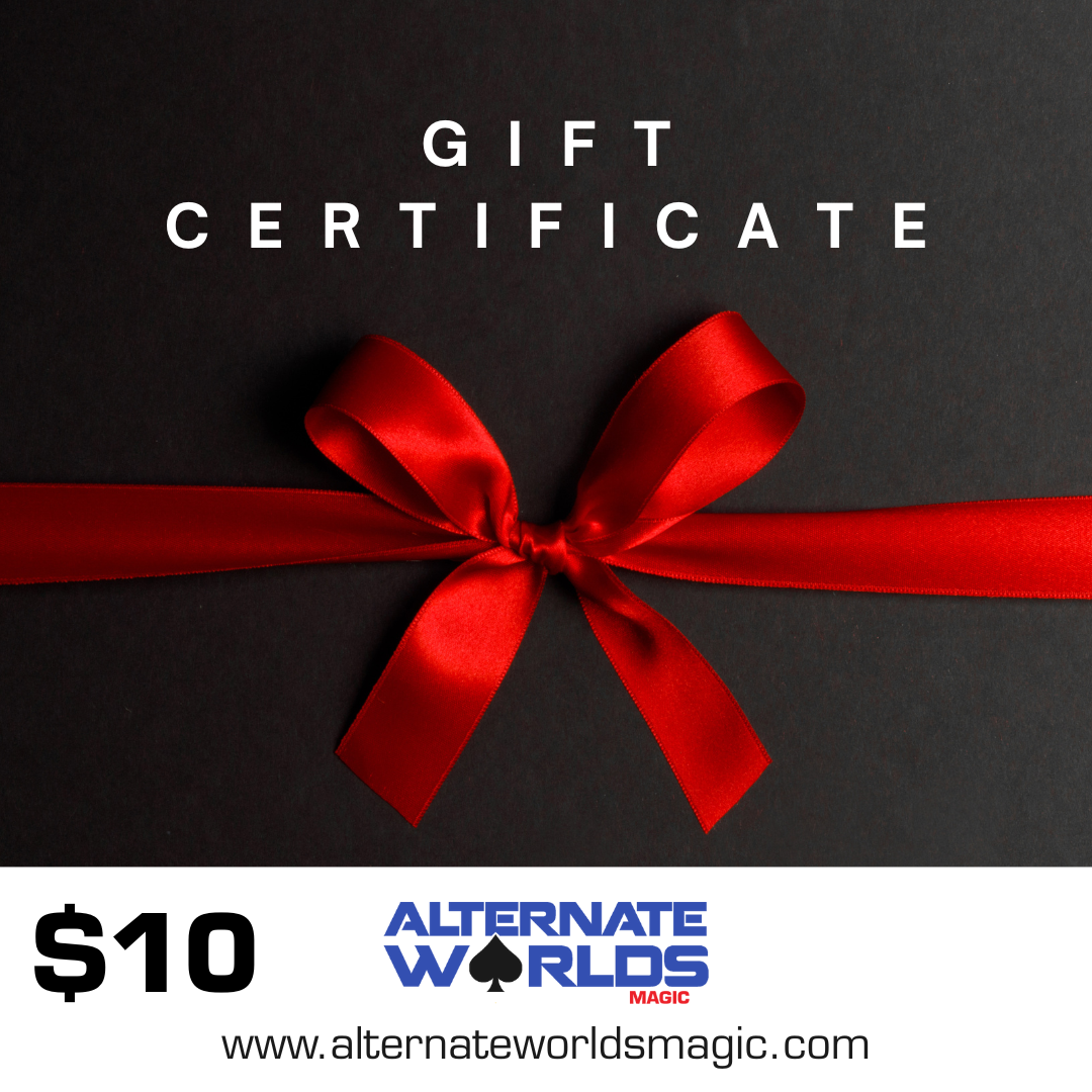 The Alternate Worlds Magic Gift Card: The Perfect Gift for Magicians