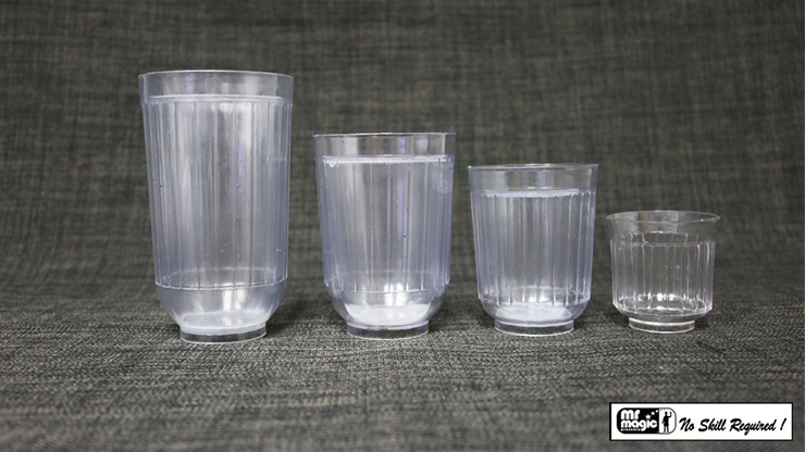 Diminishing Milk Glasses (multum in Parvo) by Mr. Magic