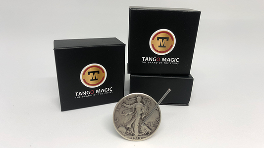 Magnetic Coin Walking Liberty (w/DVD) (D0136) by Tango - Tricks